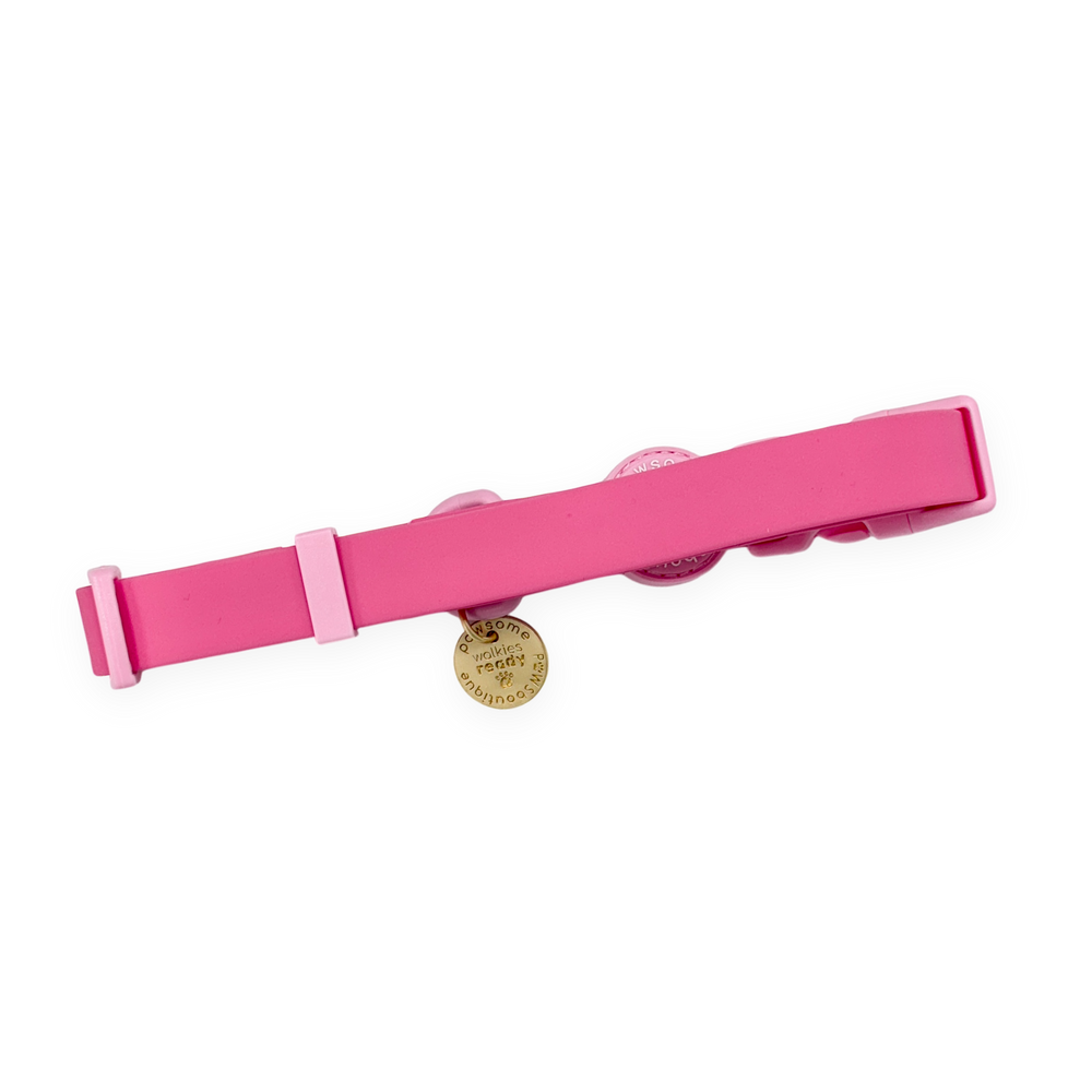 Waterproof Collar - Walkies Ready® Raspberry Pink