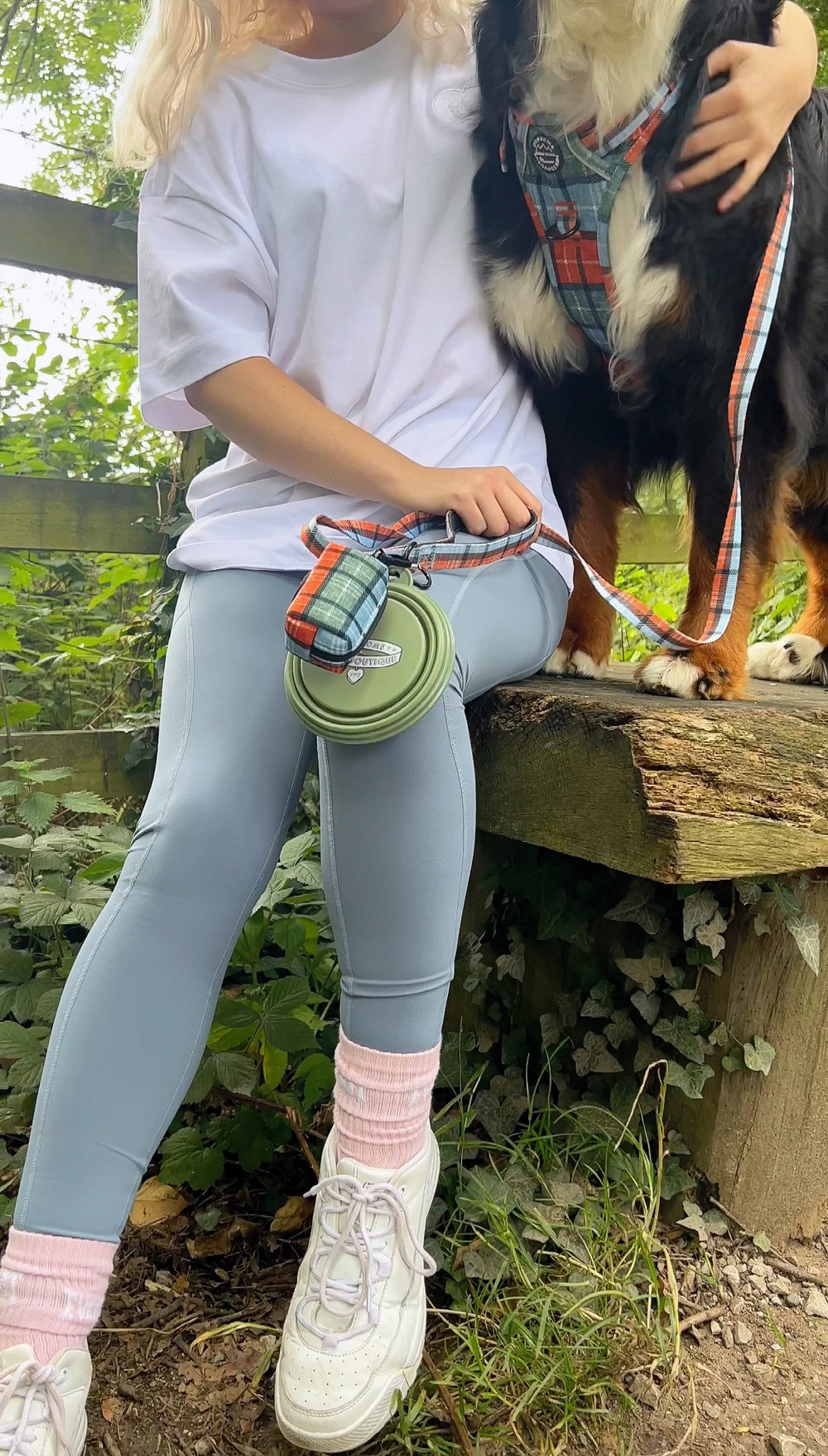 Poo Bag Holder - Harvest Plaid