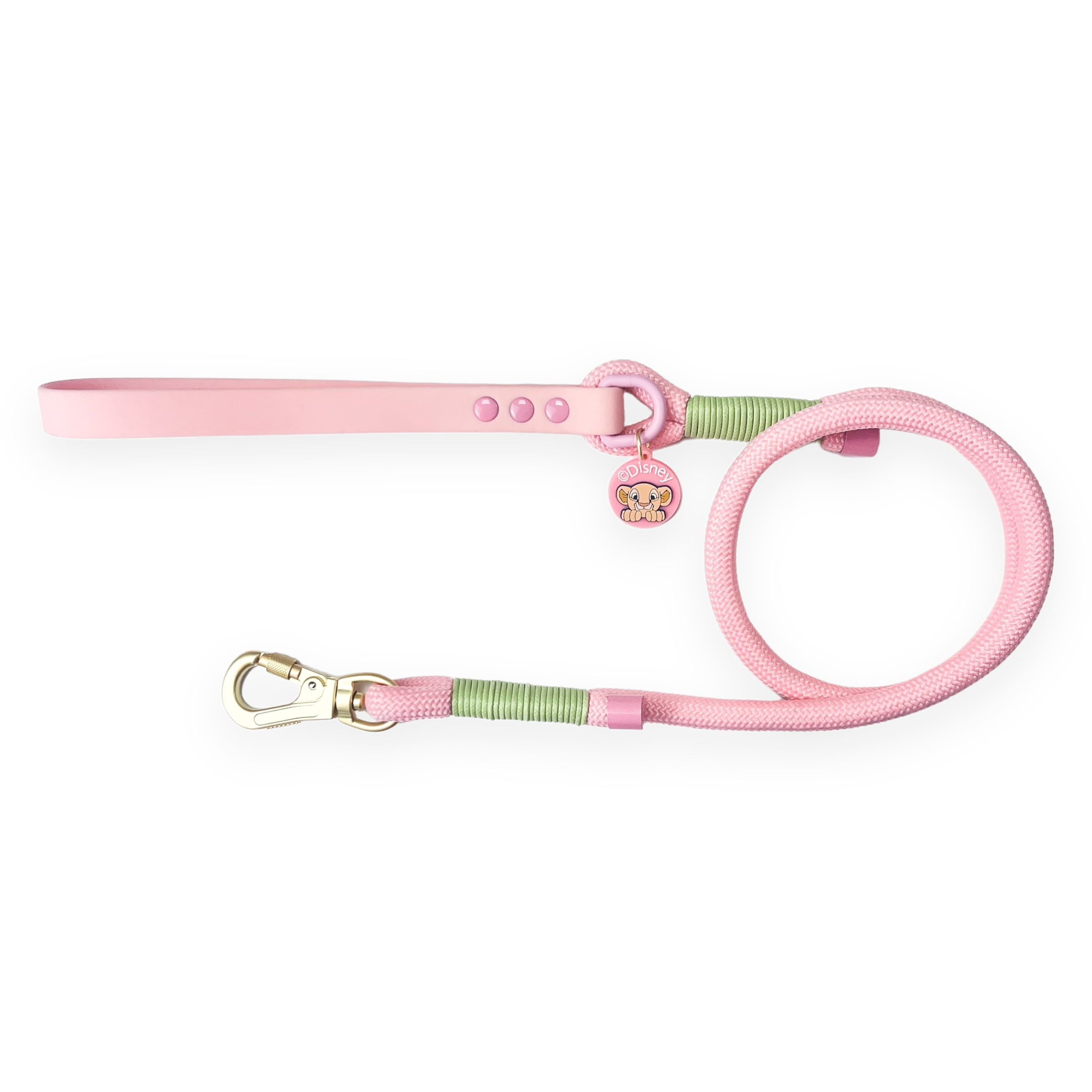 Disney© 4ft Rope Lead - Nala - Pink and Mint
