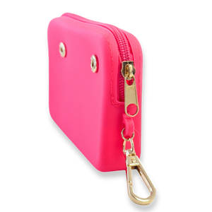 Silicone Fluorescent Pink Treat Pouch