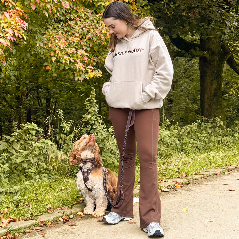 Handsfree Lead - Walkies Ready® Chocolate Brown