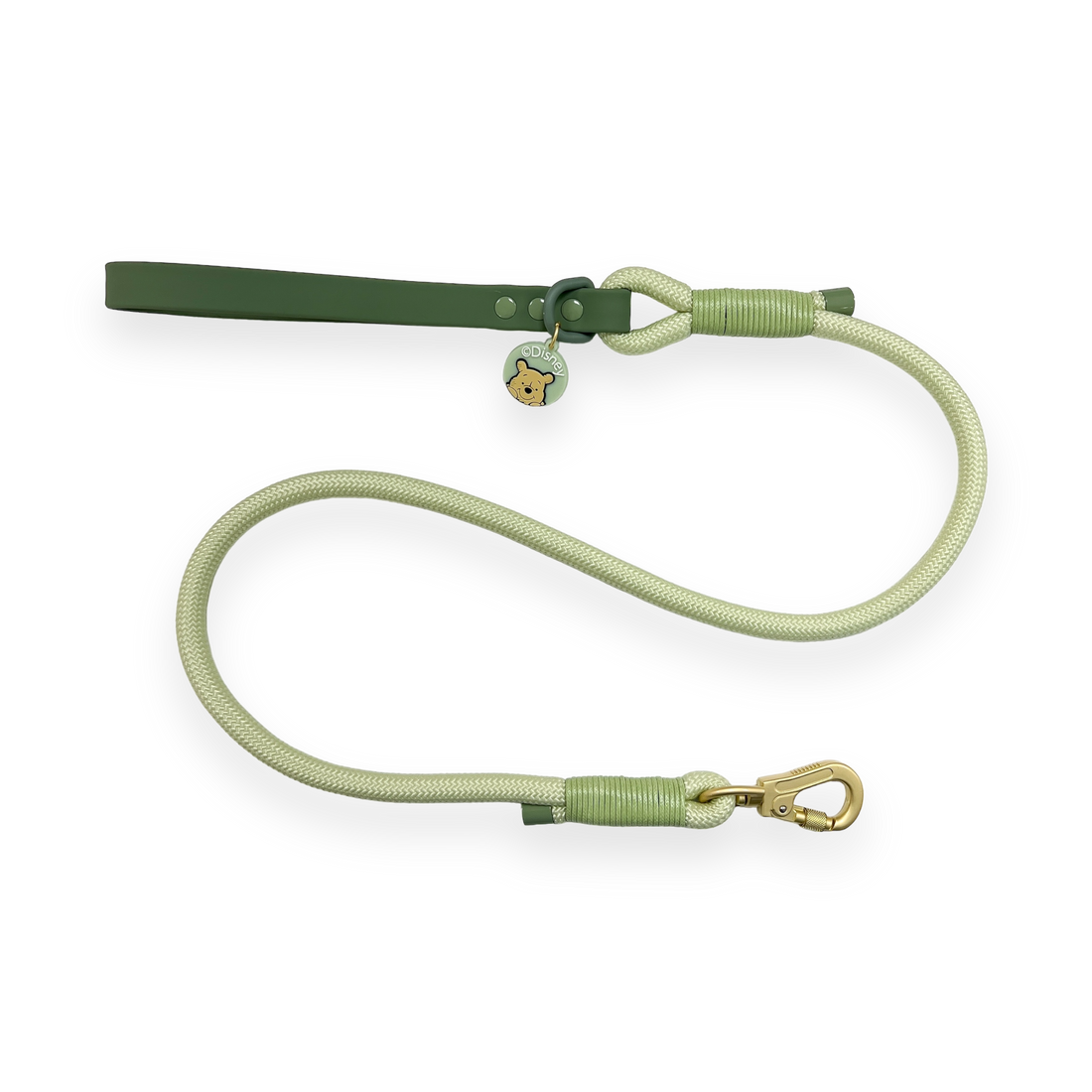 Disney© 4ft Rope Lead - 100 Aker Wood - Light and Dark Green