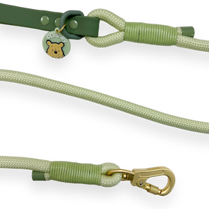 Disney© 4ft Rope Lead - 100 Aker Wood - Light and Dark Green