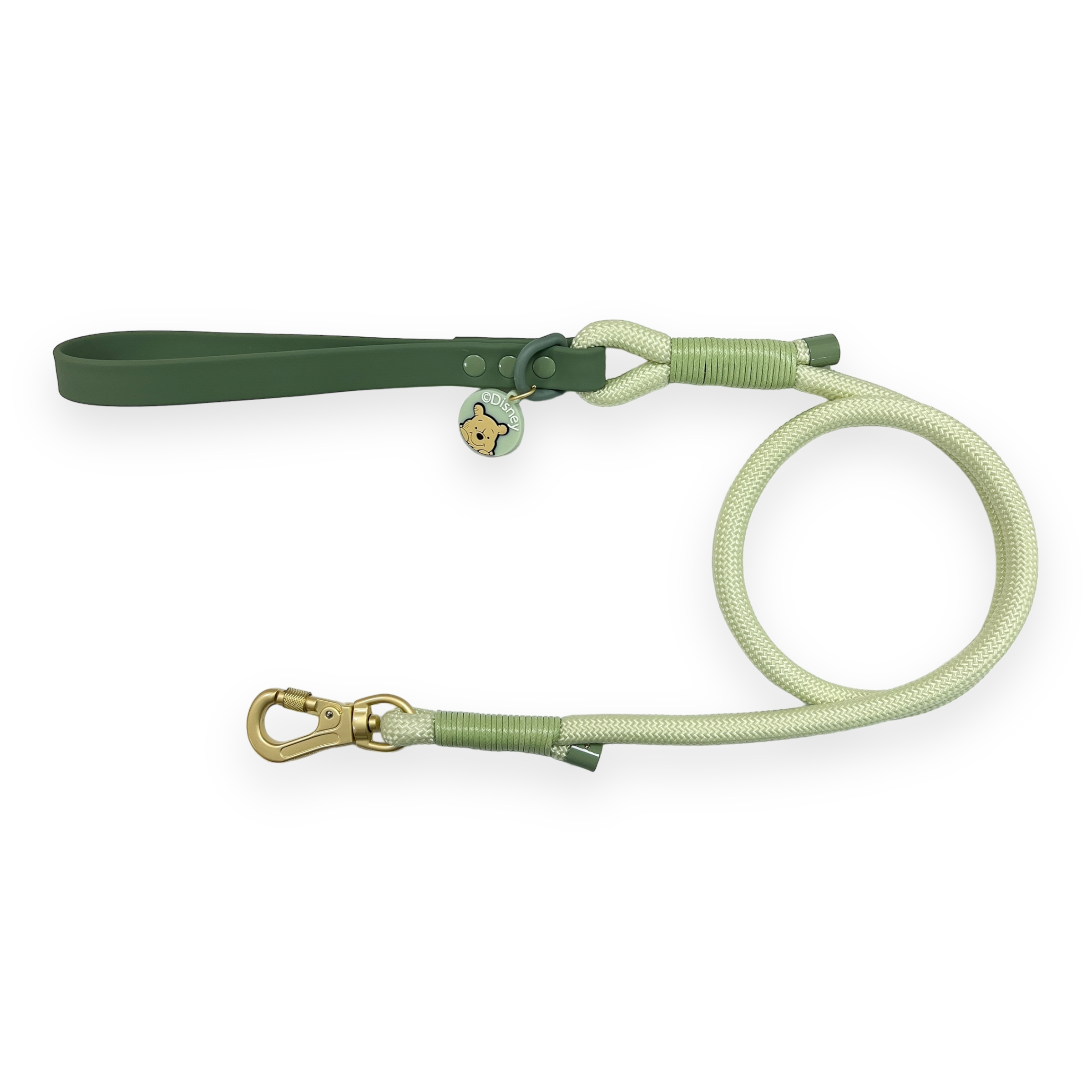 Disney© 4ft Rope Lead - 100 Aker Wood - Light and Dark Green