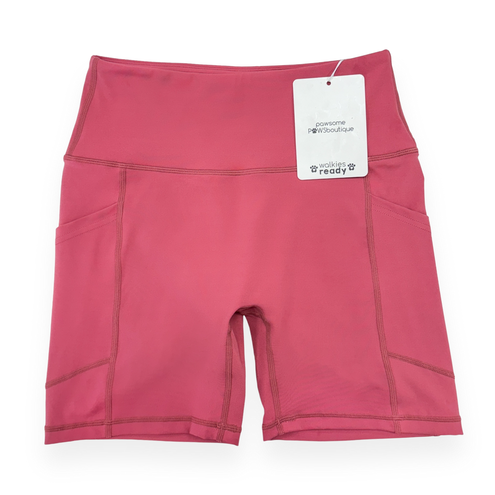 Walkies Ready® - Cycling Shorts - Raspberry Pink