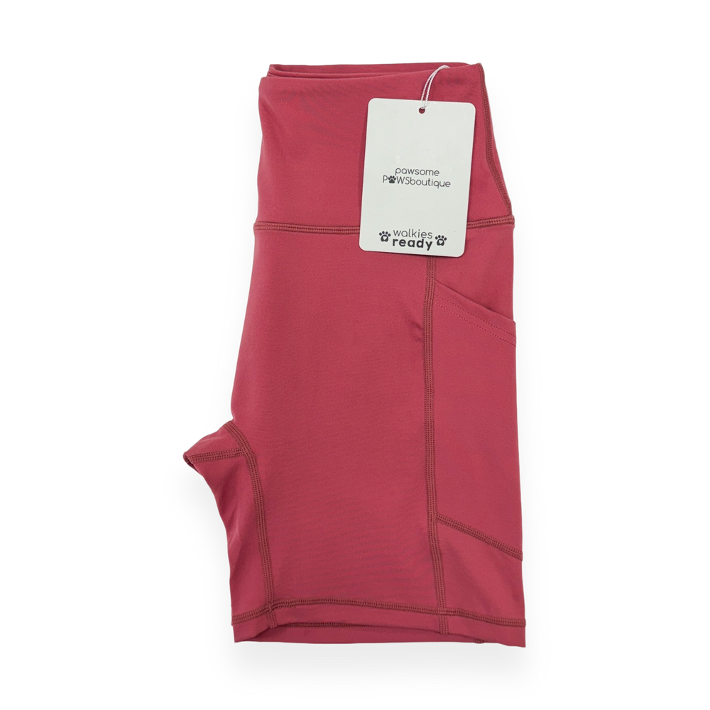 Walkies Ready® - Cycling Shorts - Raspberry Pink
