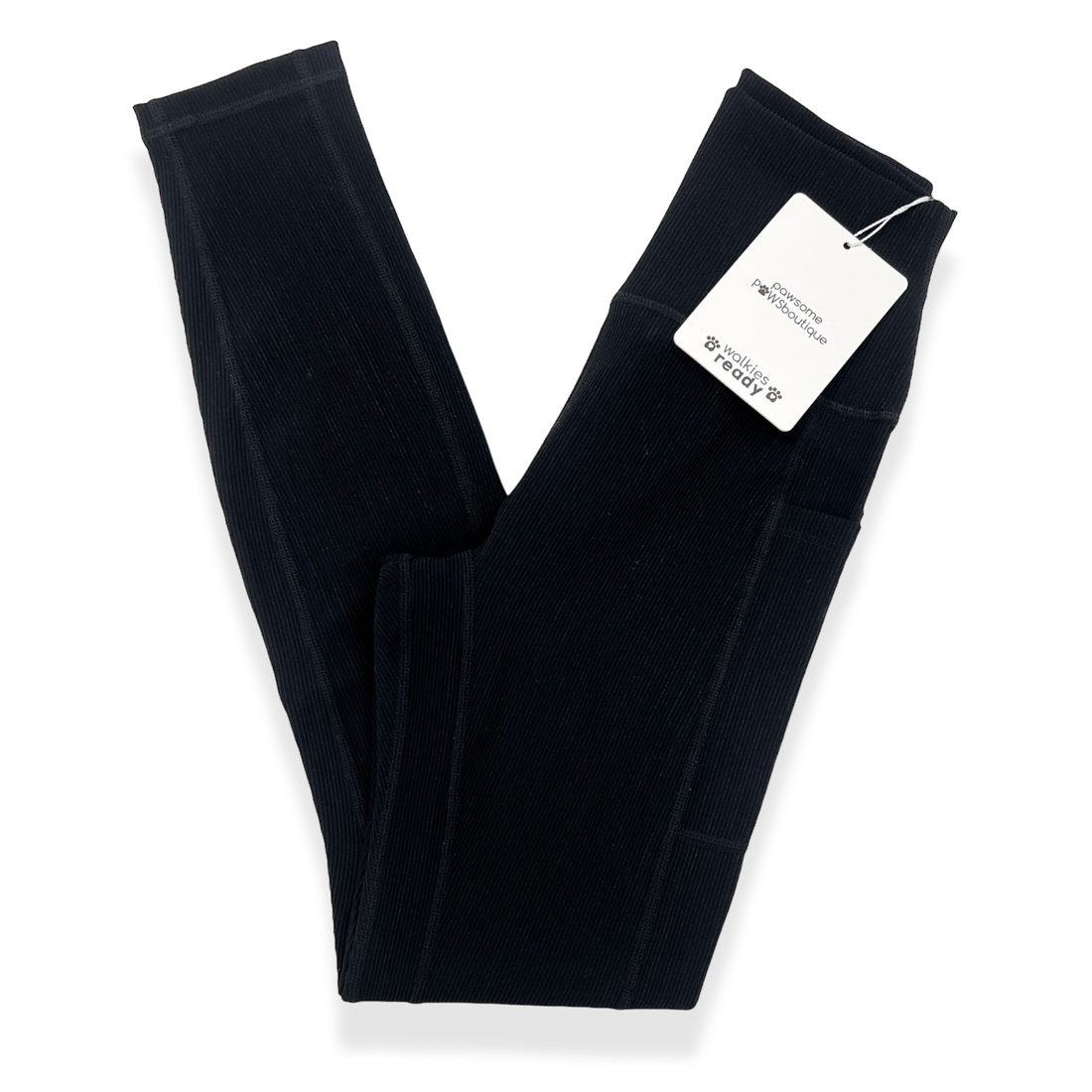 Ribbed Leggings - Black
