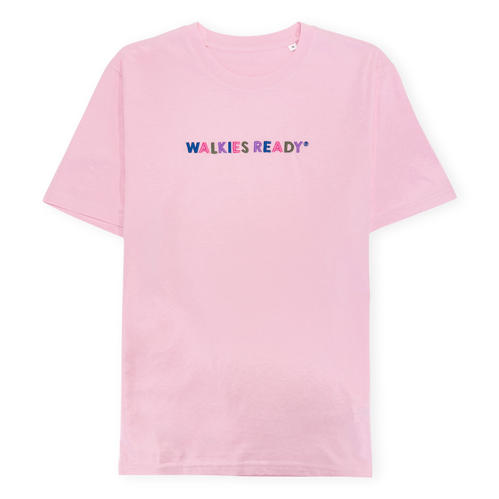 T-Shirt - Walkies Ready® Baby Pink