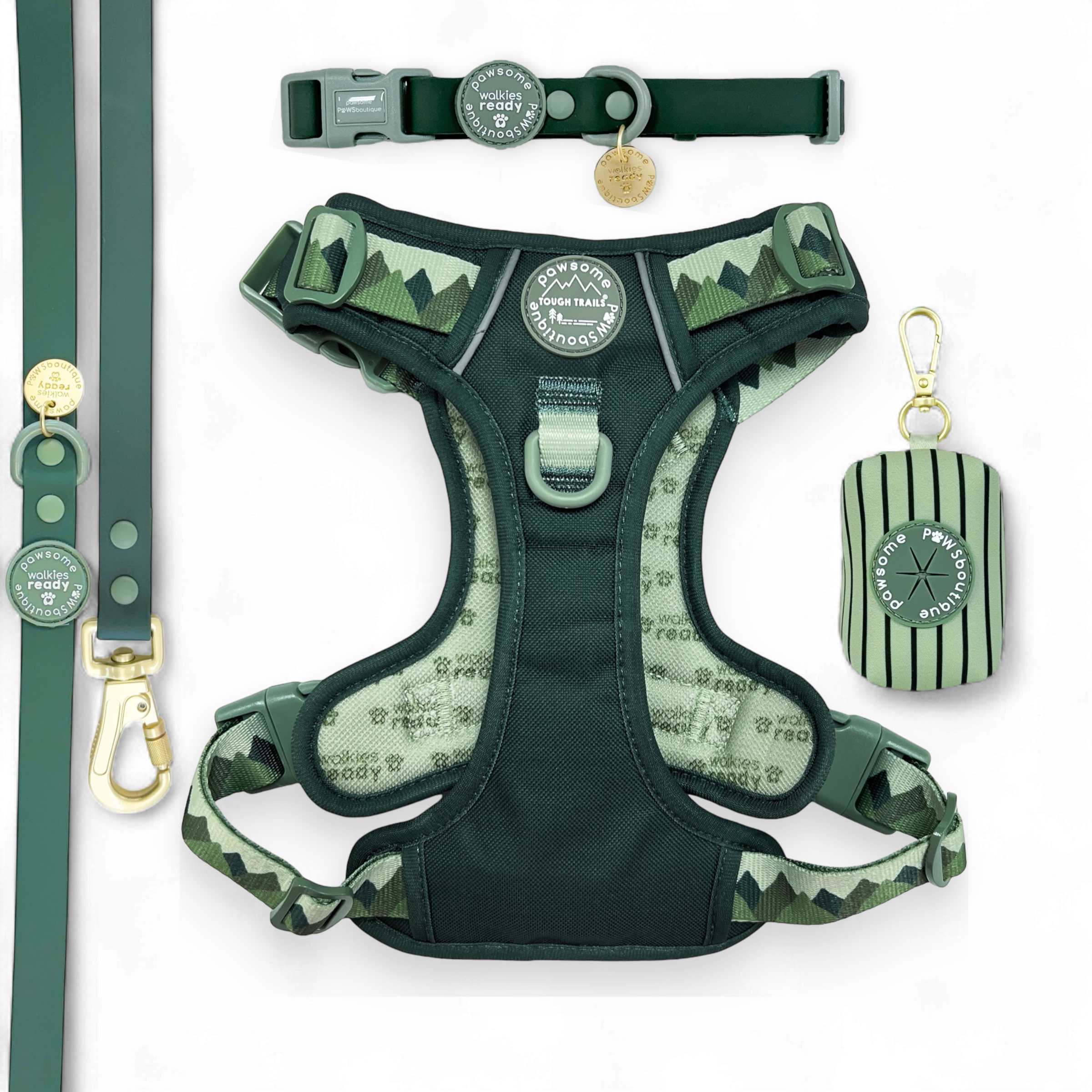 Walkies Ready Forest Green Waterproof Bundle