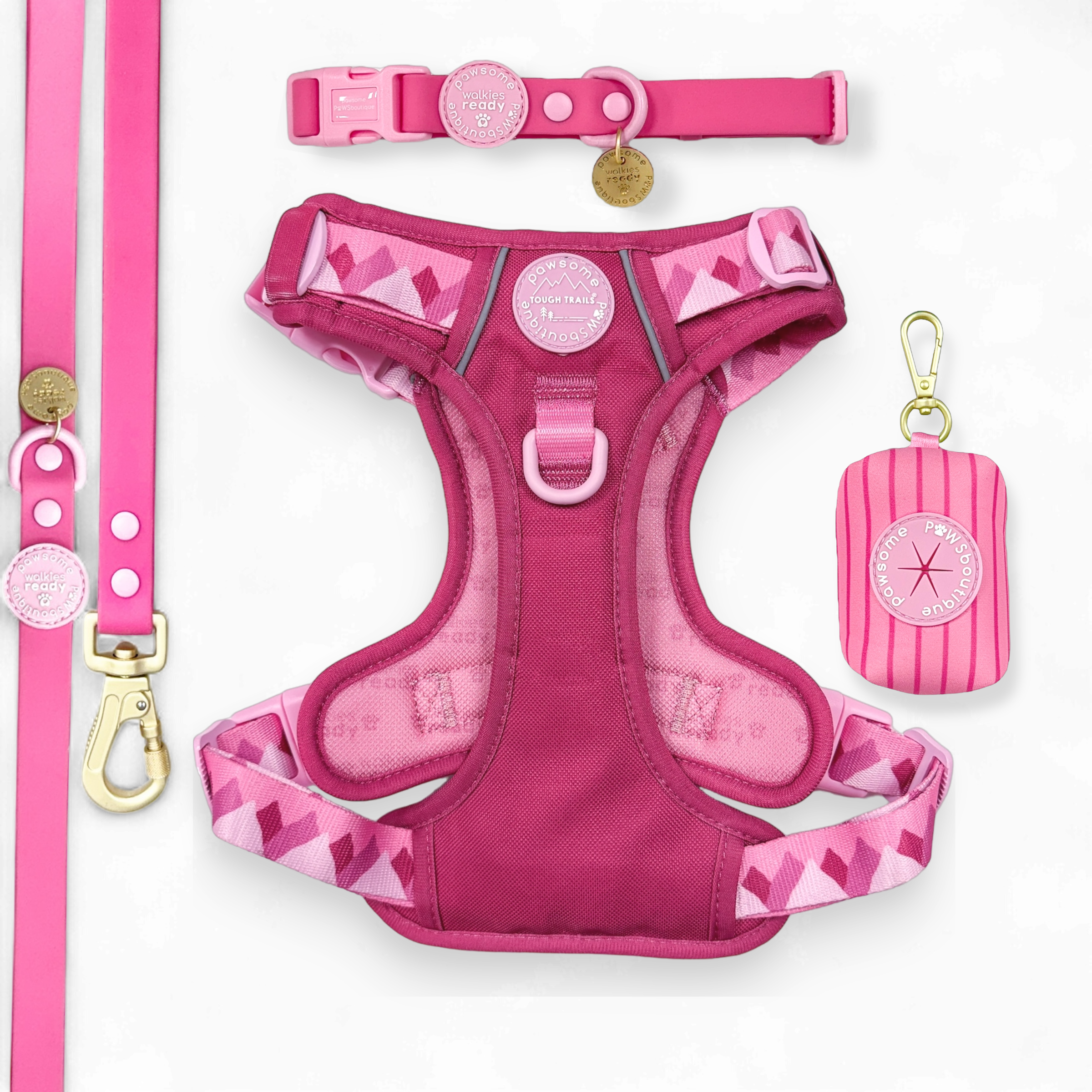 Walkies Ready Raspberry Pink Waterproof Bundle