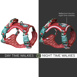 Tough Trails™ Harness - Walkies Ready® Snowy Mountains