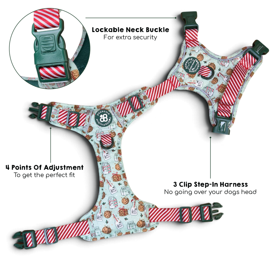 Tough Trails™ Harness -  Milk & Cookies