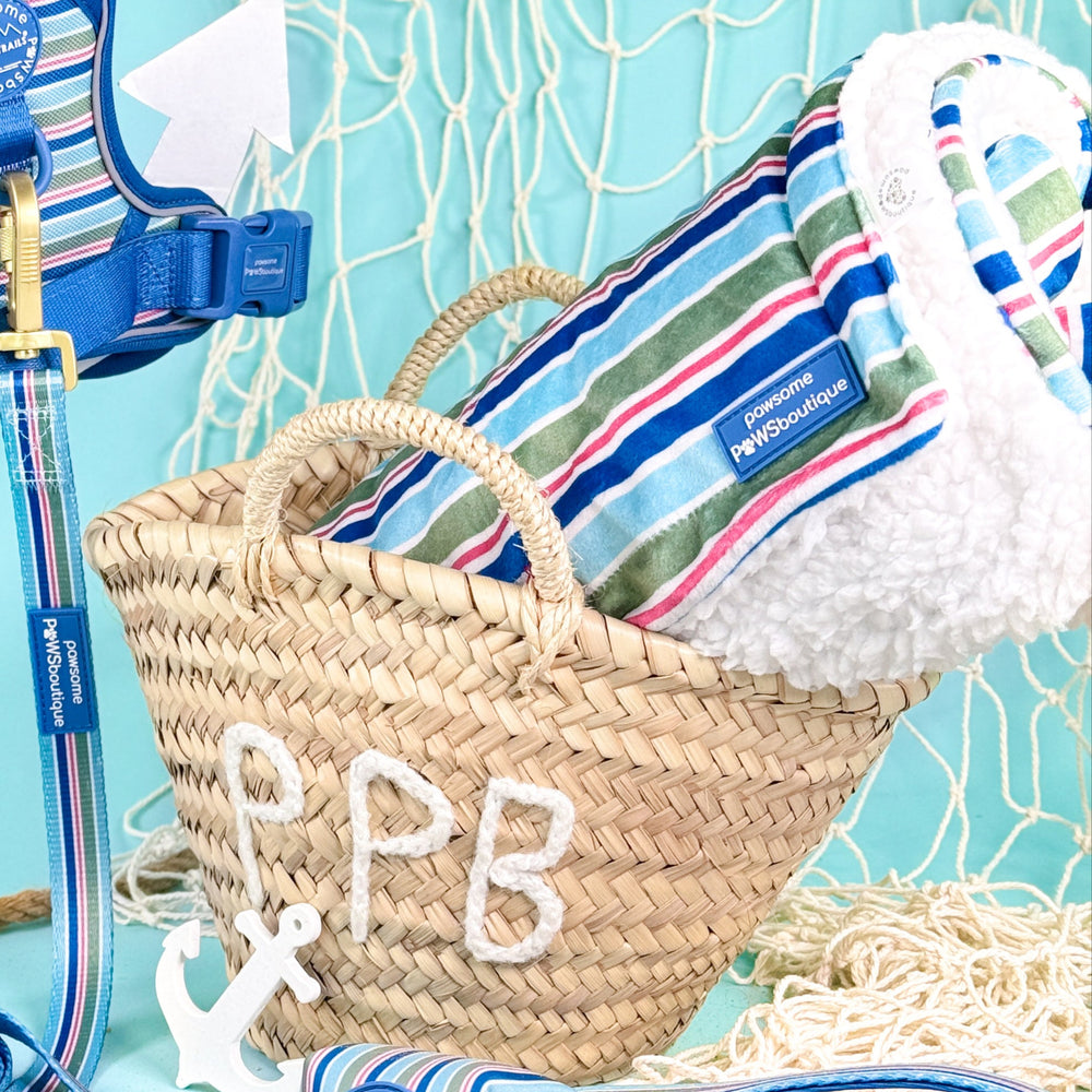 Dog Blanket -  Sailor Stripes