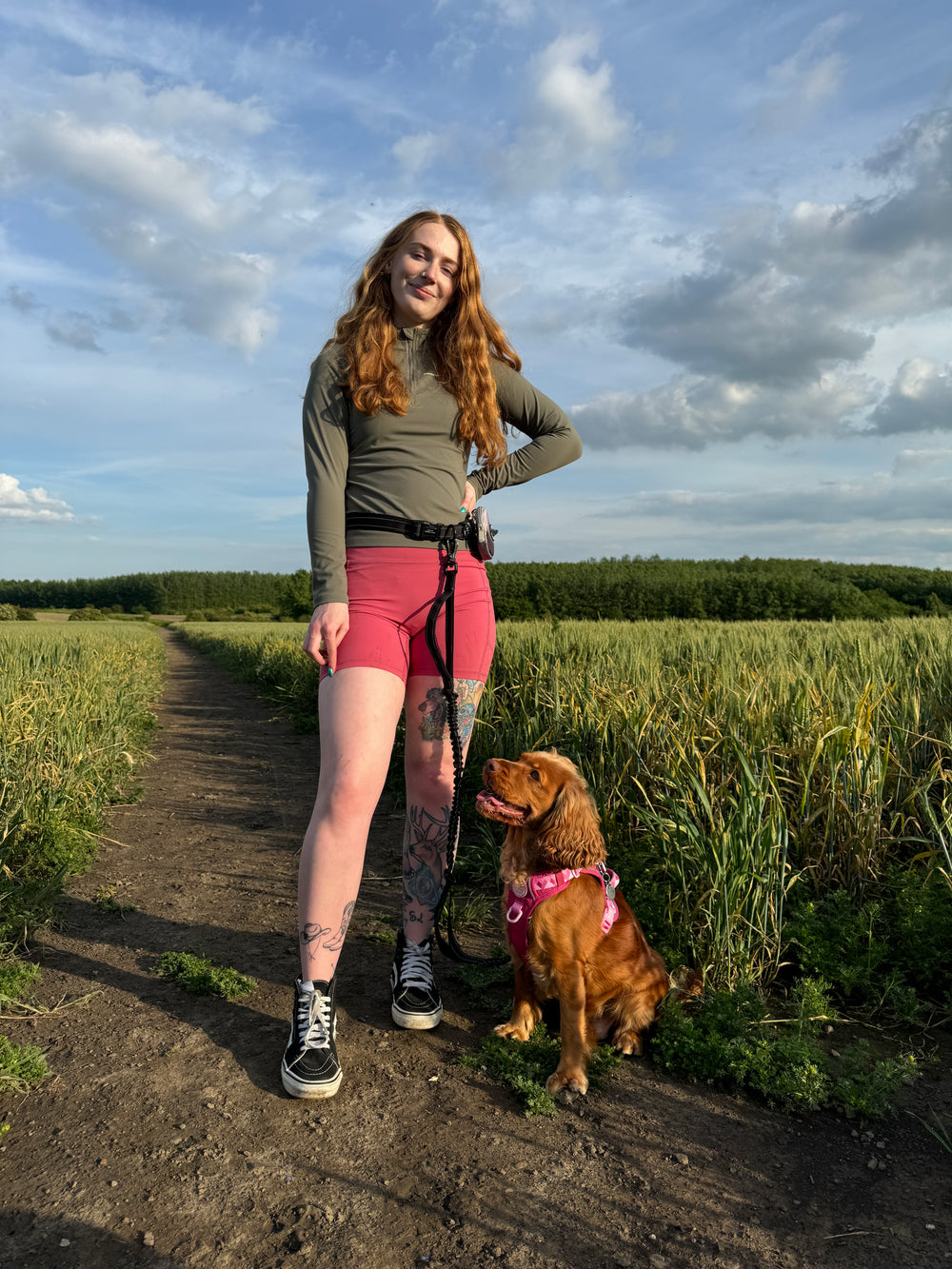 Handsfree Lead - Walkies Ready® Black