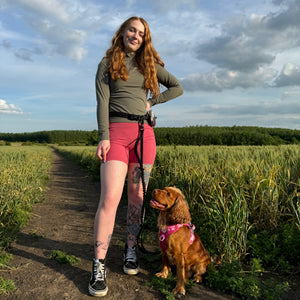 Handsfree Lead - Walkies Ready® Black