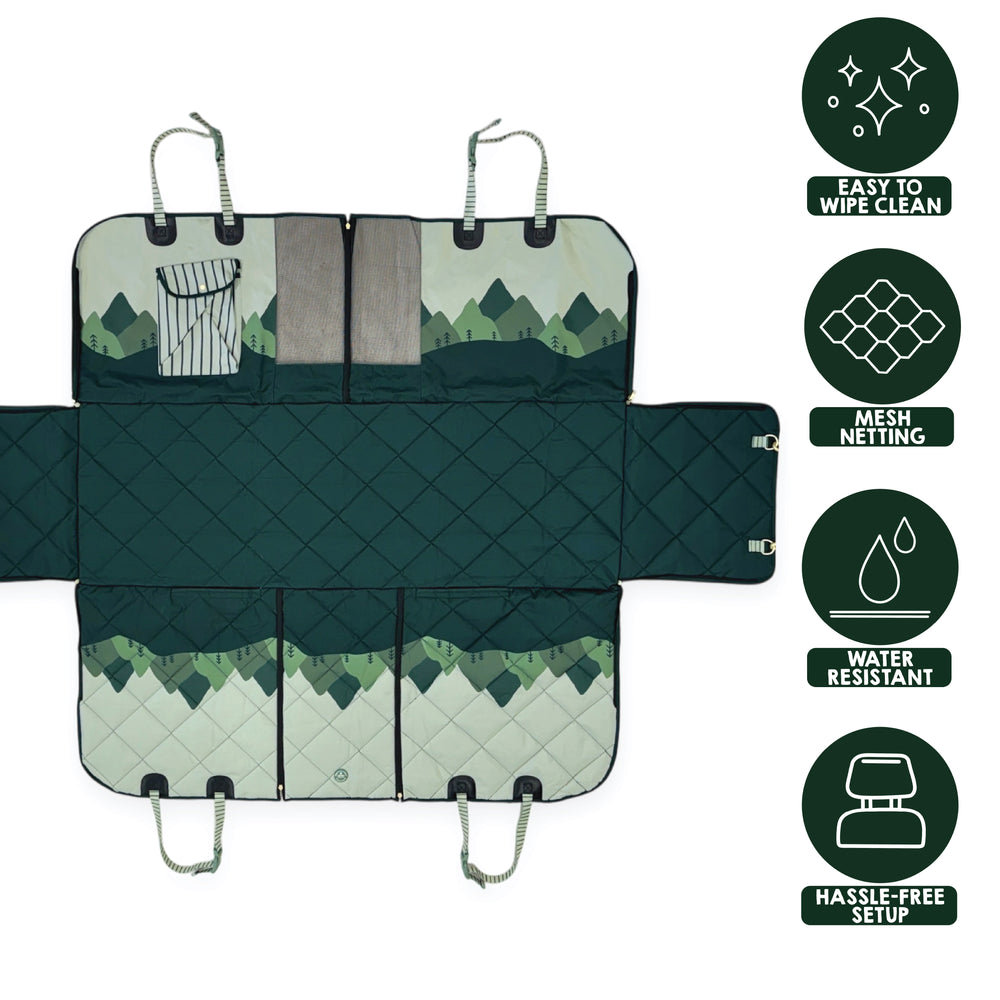 Car Seat Cover - Walkies Ready® Forest Green