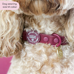 Waterproof Collar - Walkies Ready® Mulberry