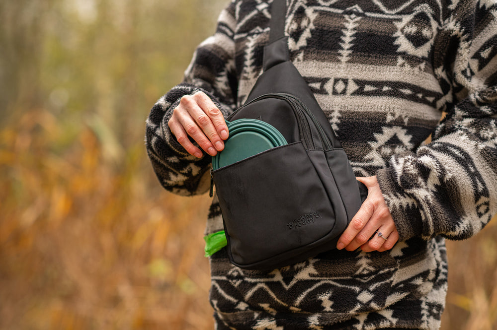 Sling Backpack - Walkies Ready® Black
