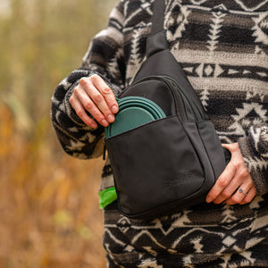 Sling Backpack - Walkies Ready® Black