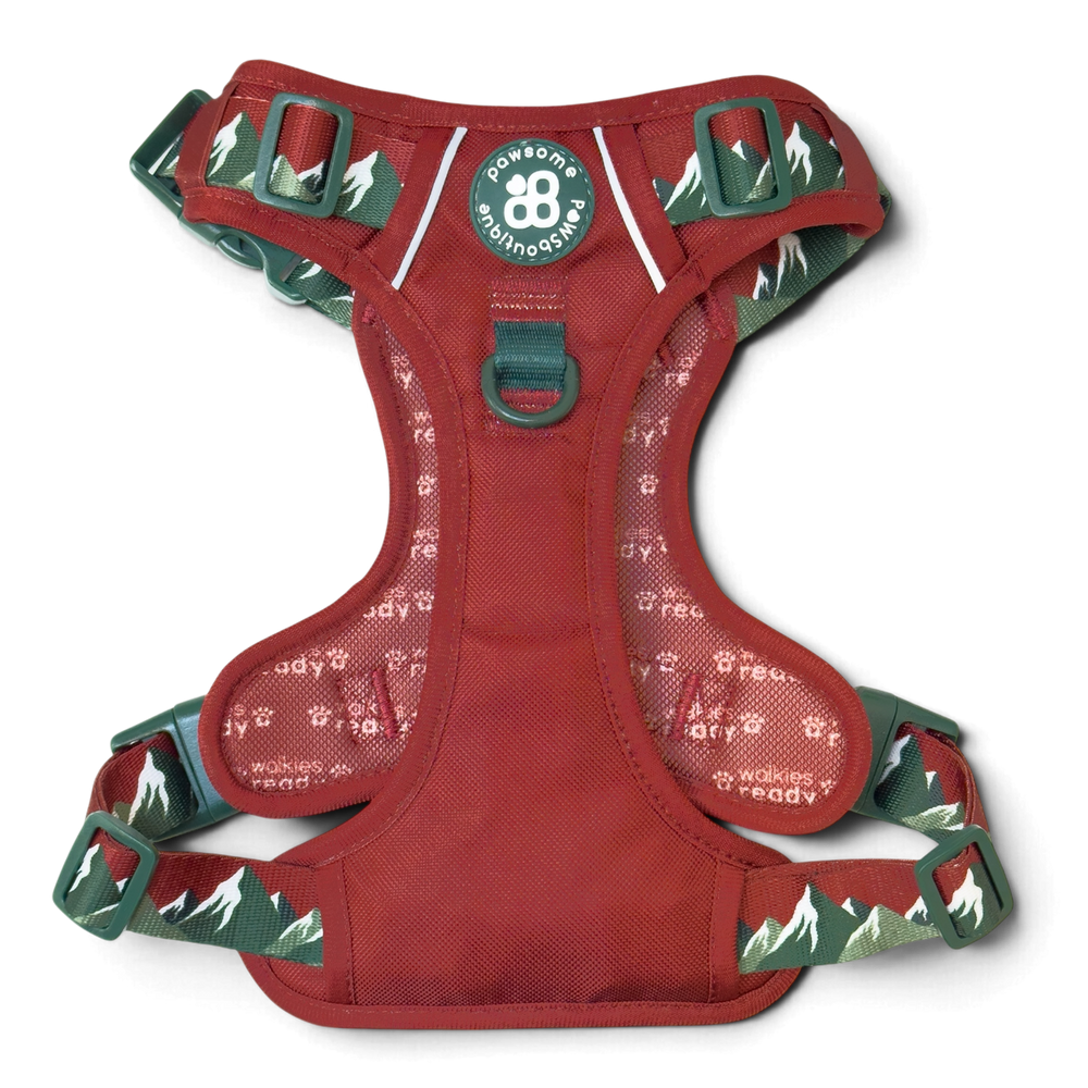 Tough Trails™ Harness - Walkies Ready® Snowy Mountains