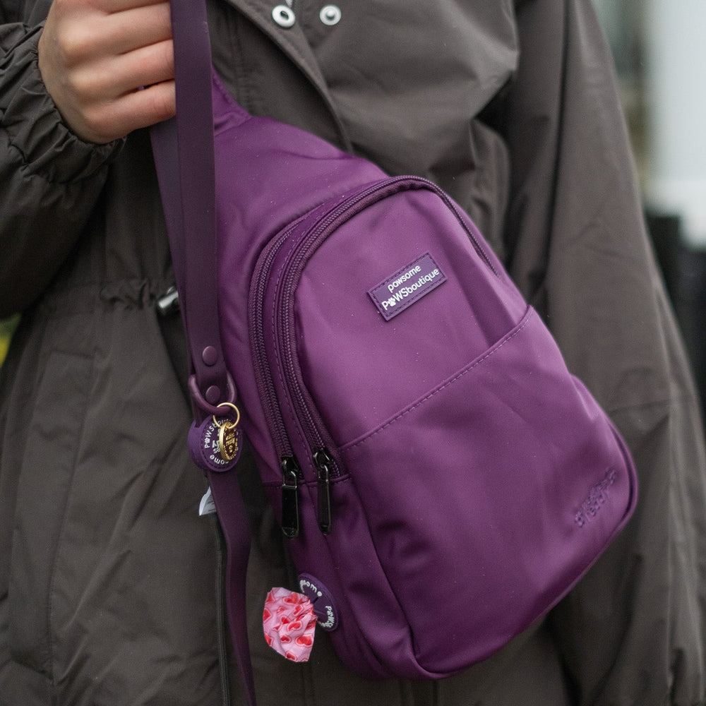 Sling Backpack - Walkies Ready® Plum