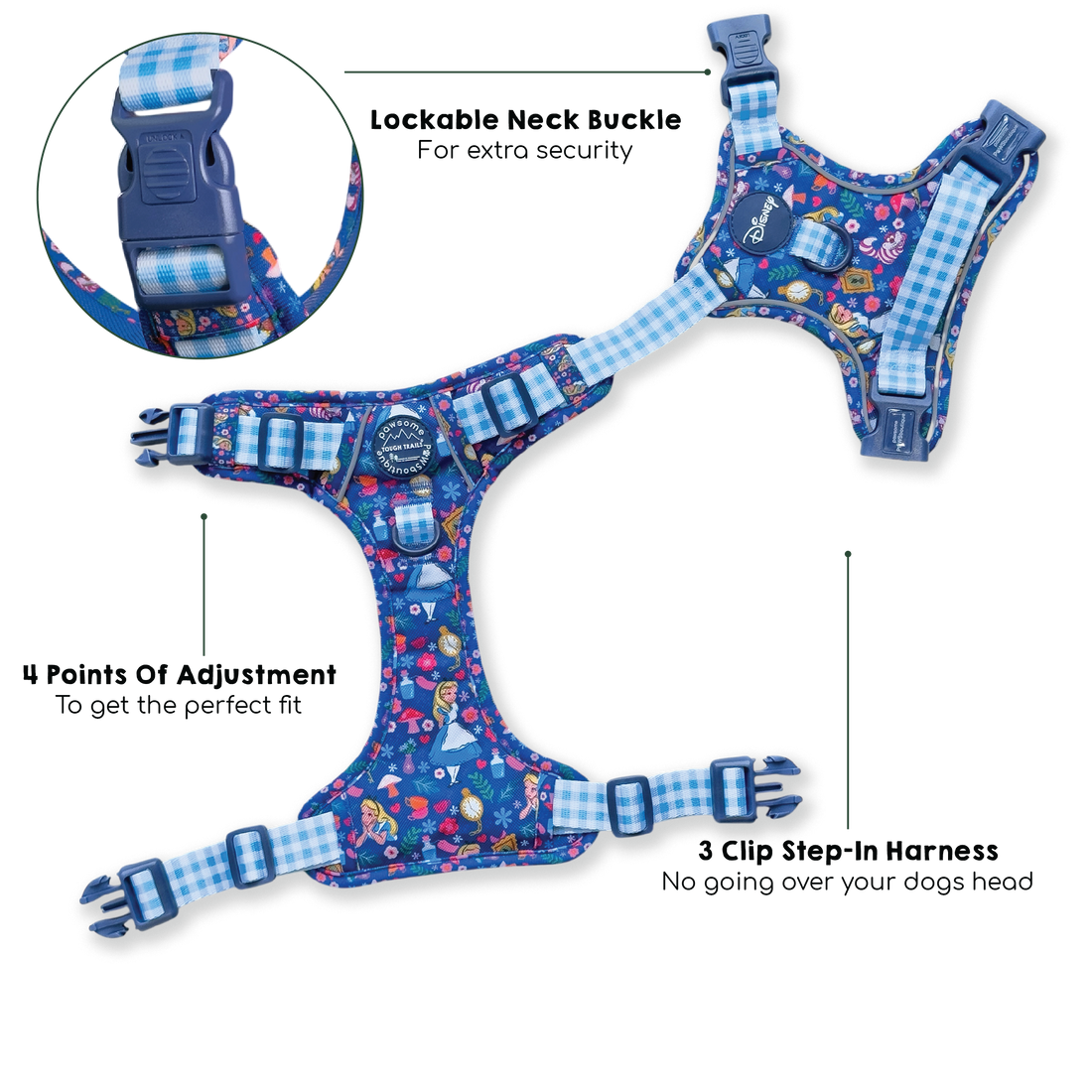Disney© Tough Trails™ Harness - Alice In Wonderland