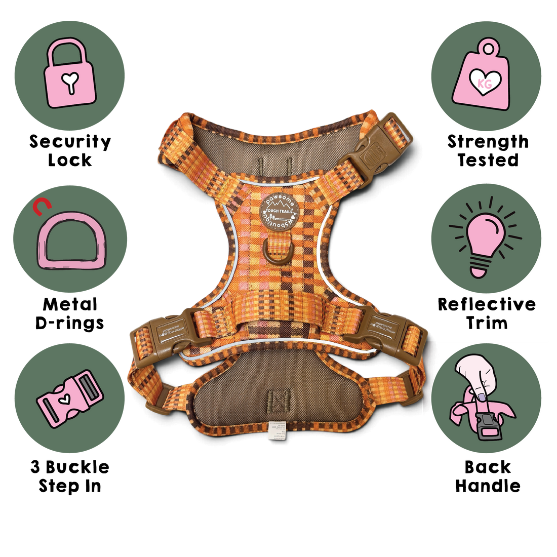 Tough Trails™ Harness -  Golden Acre