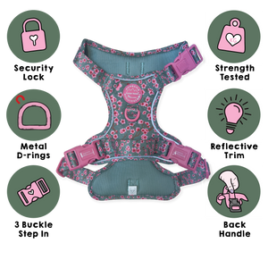 Tough Trails™ Harness -  Cherry Blossom