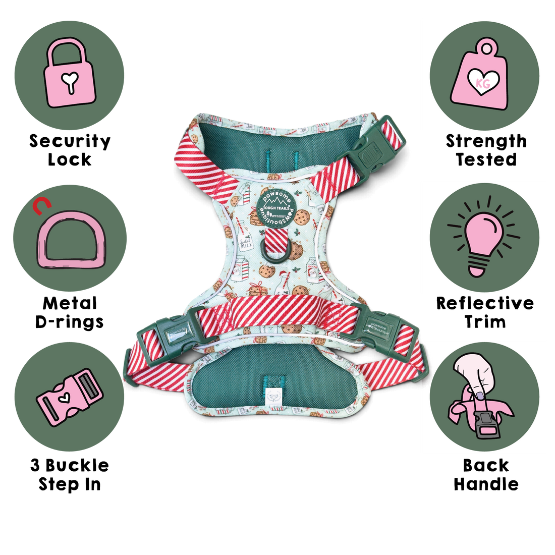 Tough Trails™ Harness -  Milk & Cookies