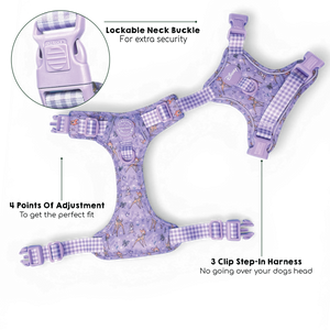 Disney© Tough Trails™ Harness - Bambi + Friends Lilac