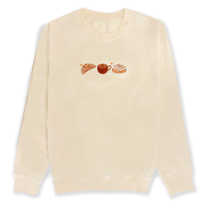 Embroidered Sweatshirt - Vanilla Icing
