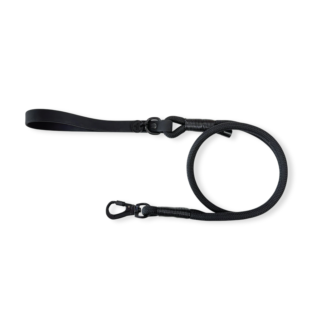 4ft Rope Lead - Black