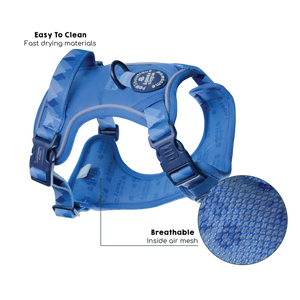Tough Trails™ Harness - Walkies Ready® Cornflower Blue
