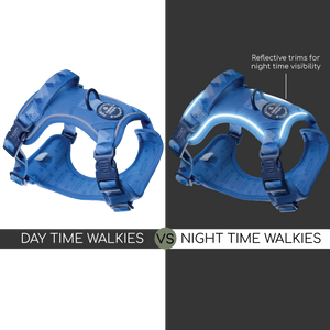 Tough Trails™ Harness - Walkies Ready® Cornflower Blue