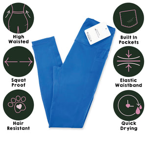 Walkies Ready® Leggings - Royal Blue