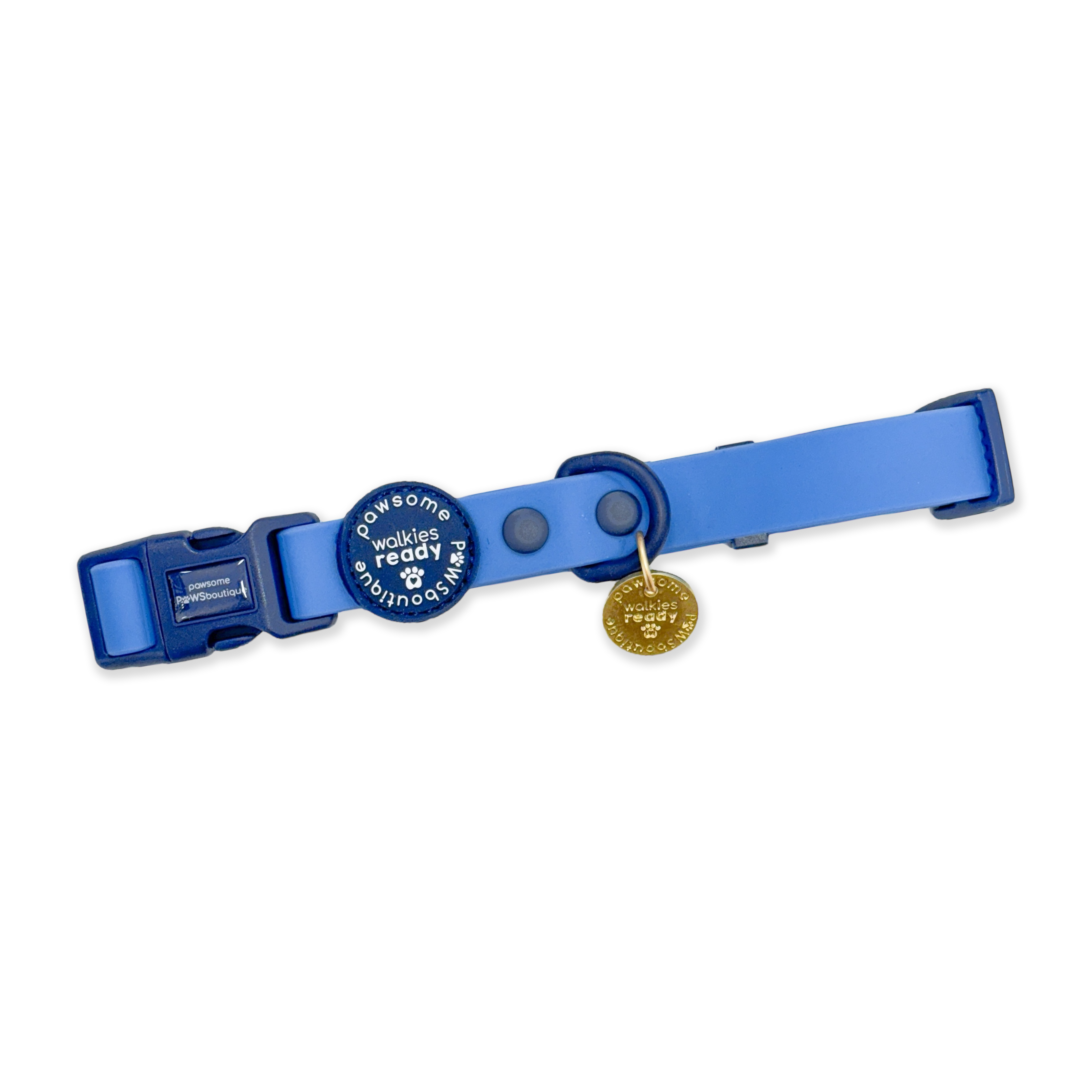 Waterproof Collar - Walkies Ready® Cornflower Blue