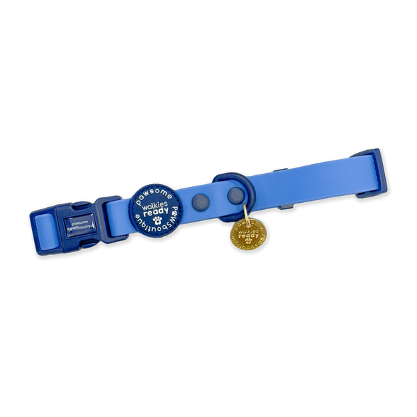 Waterproof Collar - Walkies Ready® Cornflower Blue