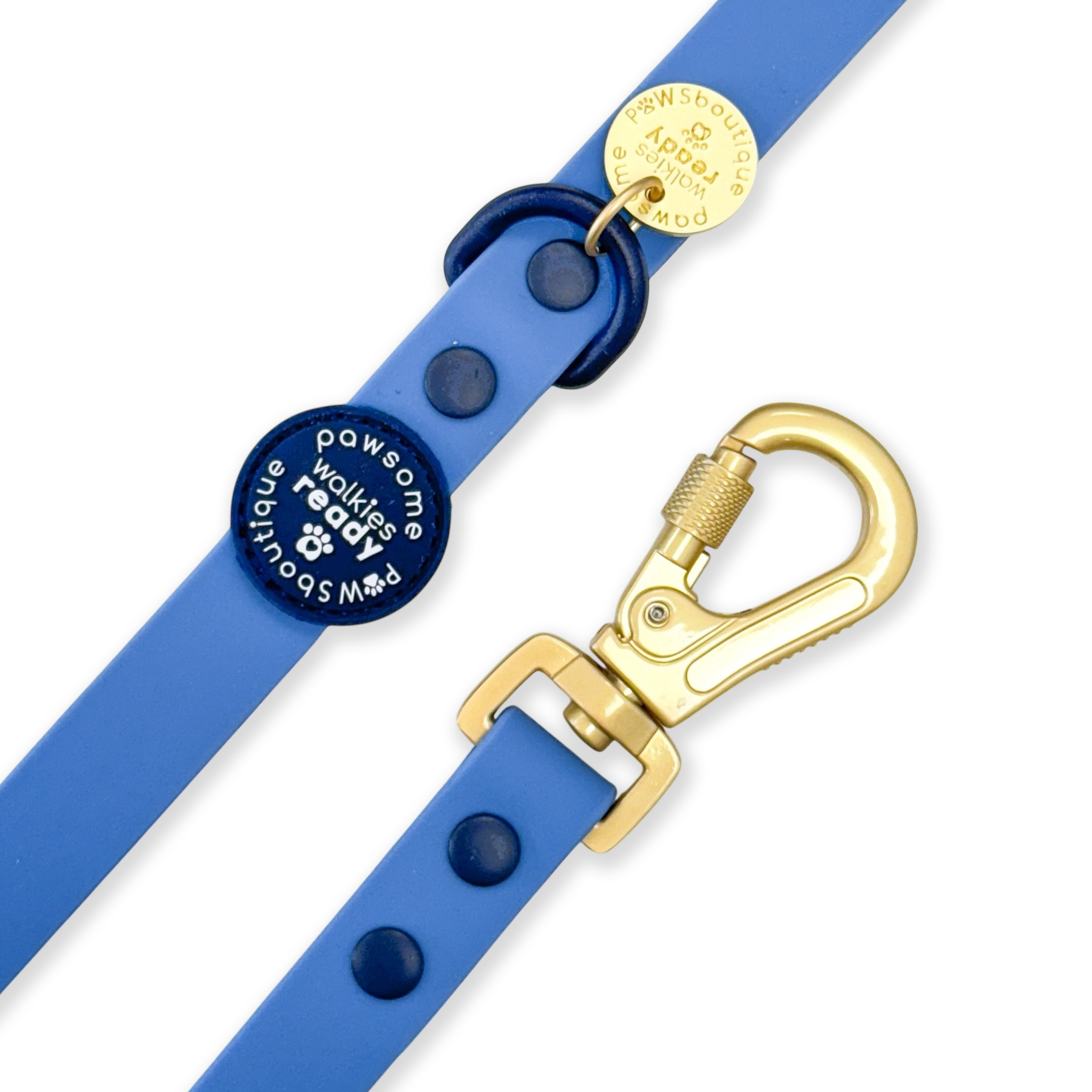4ft Waterproof Lead - Walkies Ready® Cornflower Blue