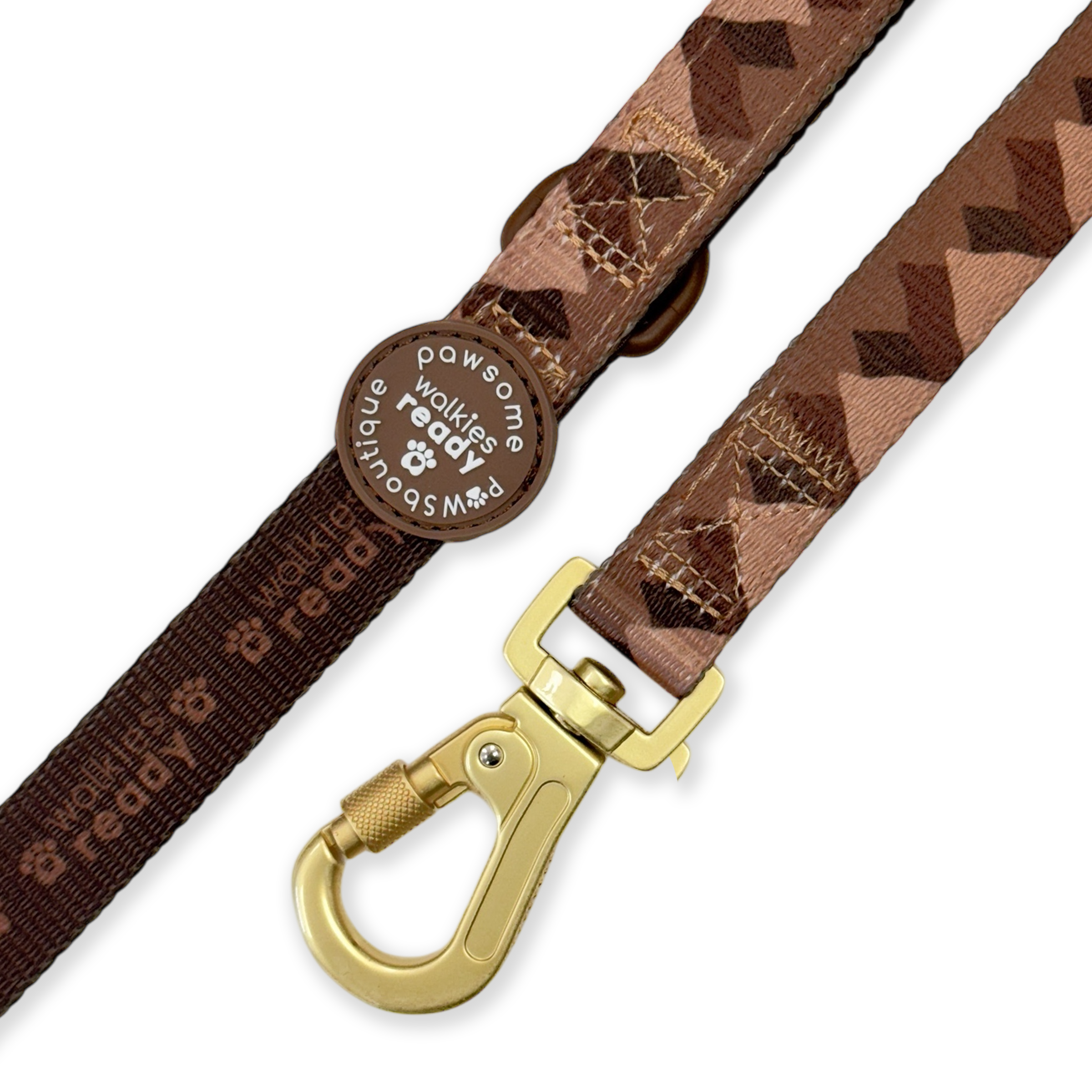 Lead - Walkies Ready® Chocolate Brown