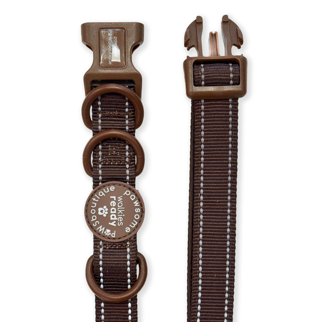 Handsfree Lead - Walkies Ready® Chocolate Brown (New Clip)