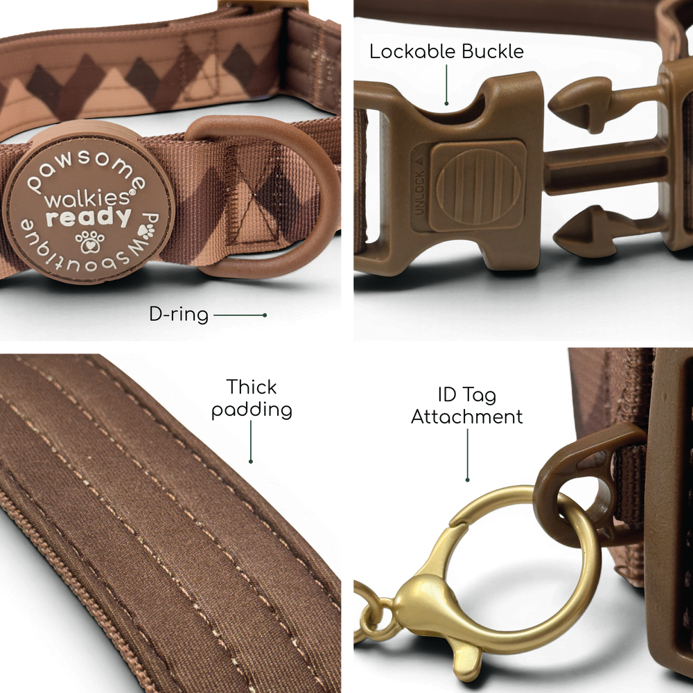Adventure Collar - Brown (Size Large Only)