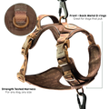 Tough Trails™ Harness - Walkies Ready® Chocolate Brown