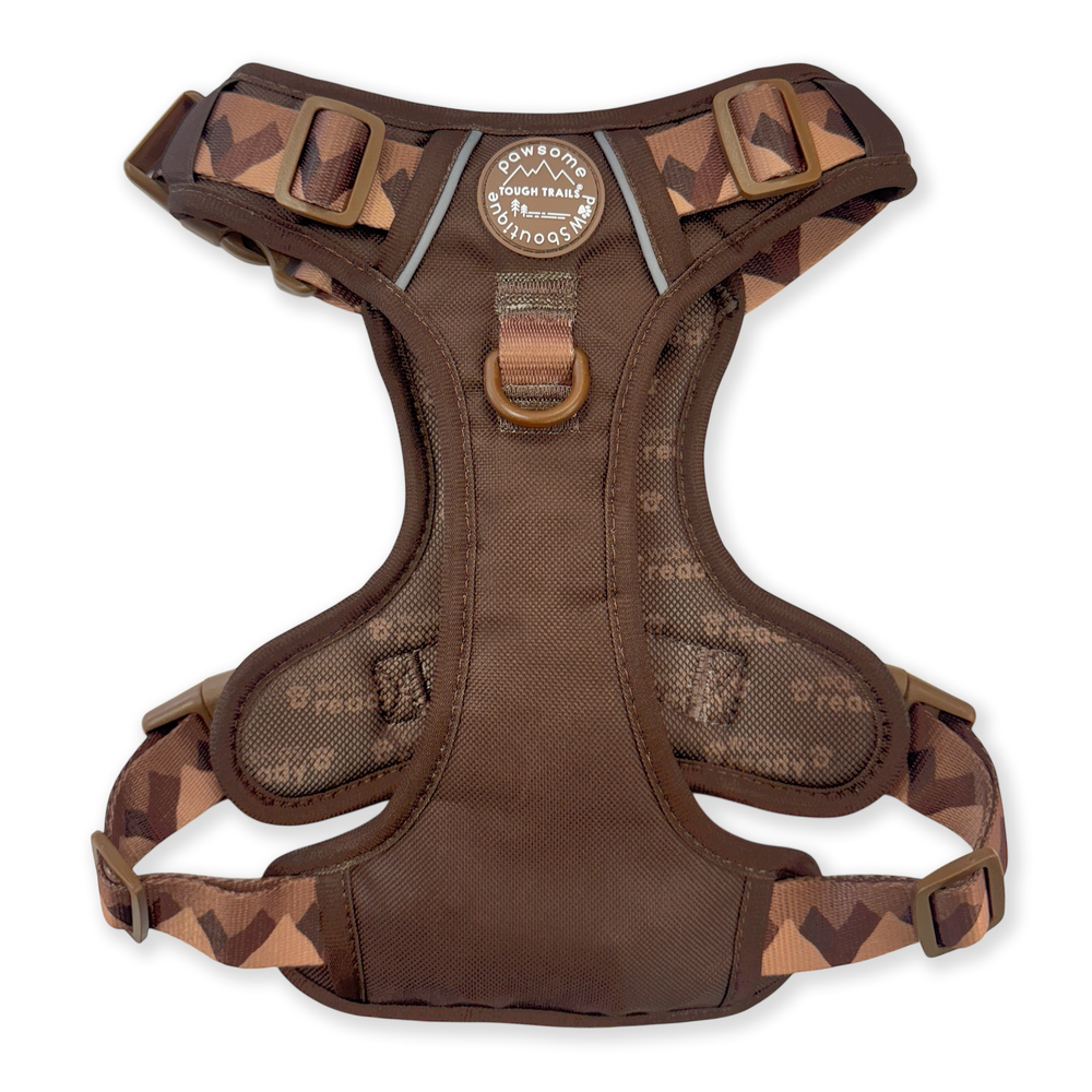 Tough Trails™ Harness - Walkies Ready® Chocolate Brown