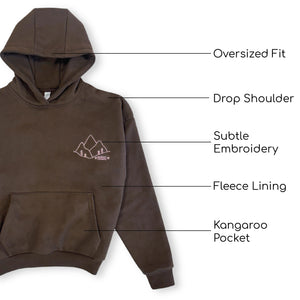 Hoodie - Walkies Ready® Chocolate Brown