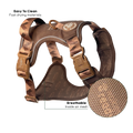 Tough Trails™ Harness - Walkies Ready® Chocolate Brown