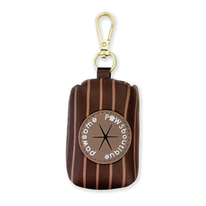 Poo Bag Holder - Walkies Ready® Chocolate Brown