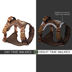 Tough Trails™ Harness - Walkies Ready® Chocolate Brown