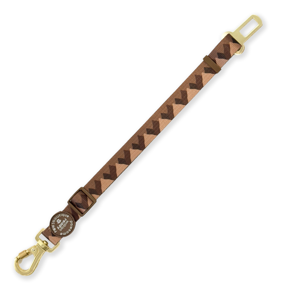 Walkies Ready® Seat Belt Restraint - Chocolate Brown