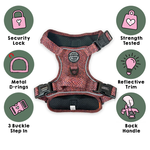 Tough Trails™ Harness - Country Burgundy