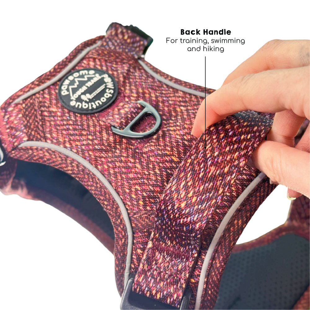 Tough Trails™ Harness - Country Burgundy